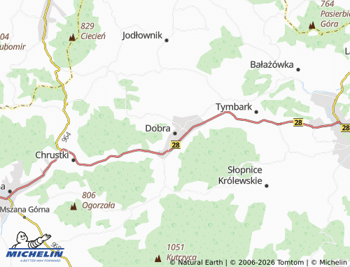 Carte MICHELIN Dobra - ViaMichelin
