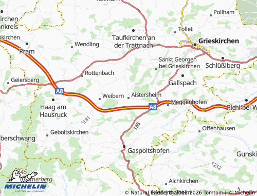 Mapa MICHELIN Aistersheim - ViaMichelin