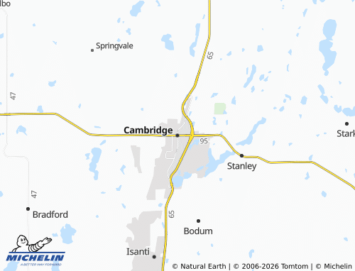Mappa MICHELIN Cambridge - ViaMichelin
