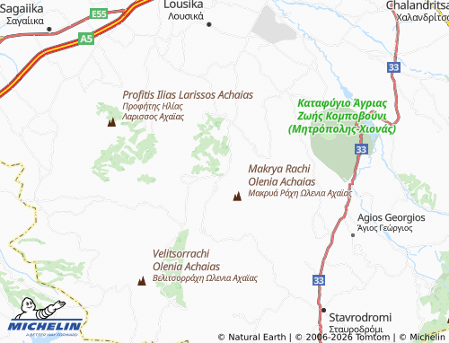 MICHELIN Pigadia map - ViaMichelin