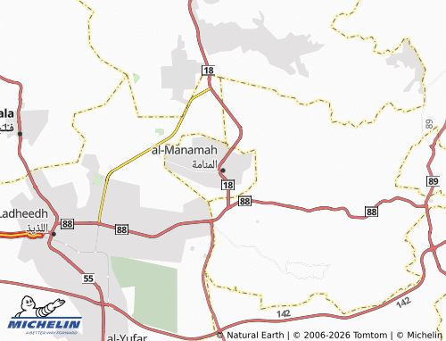 Carte MICHELIN al-Manamah - ViaMichelin