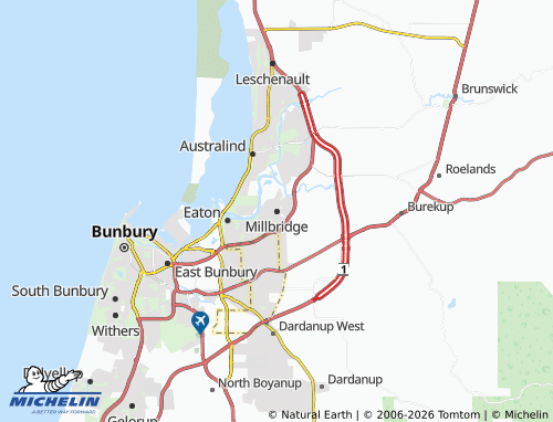 Mapa MICHELIN Millbridge - ViaMichelin