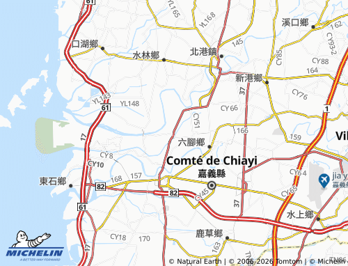 Mappa MICHELIN tian yu liao - ViaMichelin