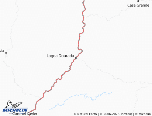 Mapa MICHELIN Lagoa Dourada - ViaMichelin