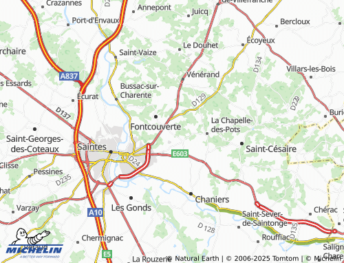Mapa MICHELIN Le Charenton - ViaMichelin