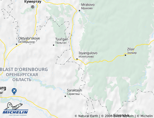MICHELIN-Landkarte Rajon Siantschurinski - ViaMichelin