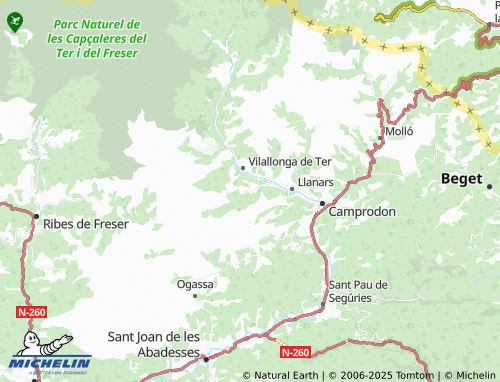 MICHELIN Abella map - ViaMichelin