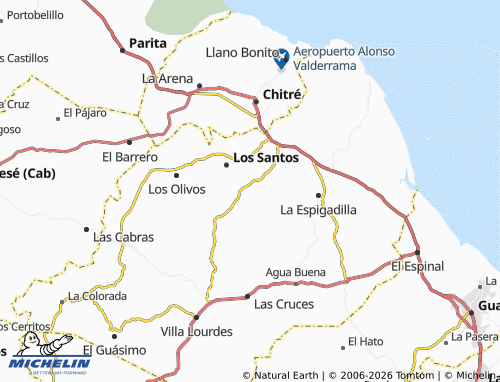 Carte MICHELIN Llano Largo - ViaMichelin