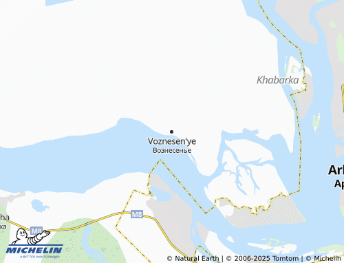 MICHELIN Voznesen'ye map - ViaMichelin