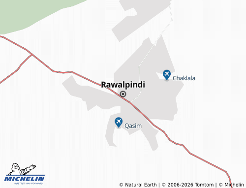 MICHELIN-Landkarte Rawalpindi - ViaMichelin