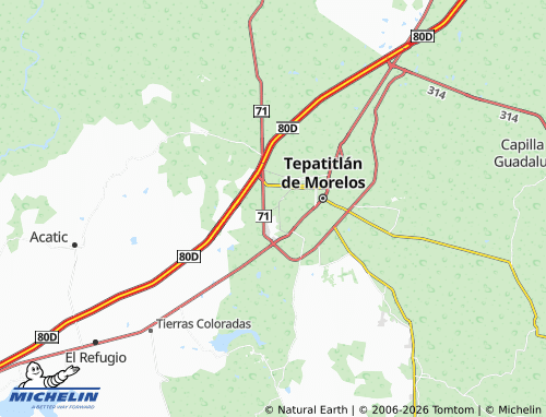 MICHELIN Saint-Michel map - ViaMichelin