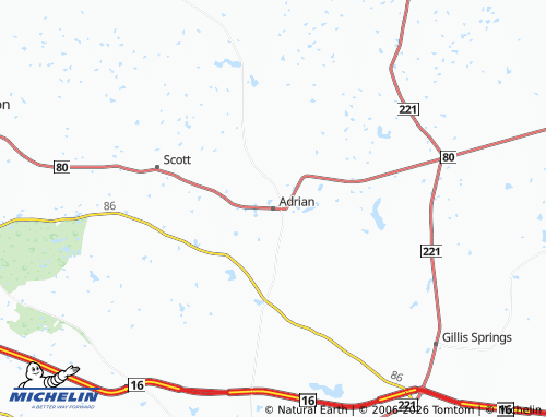 Mapa MICHELIN Adrian - ViaMichelin