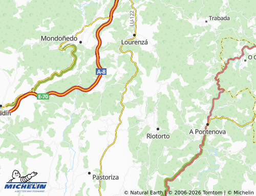 MICHELIN-Landkarte Pena do Couso - ViaMichelin