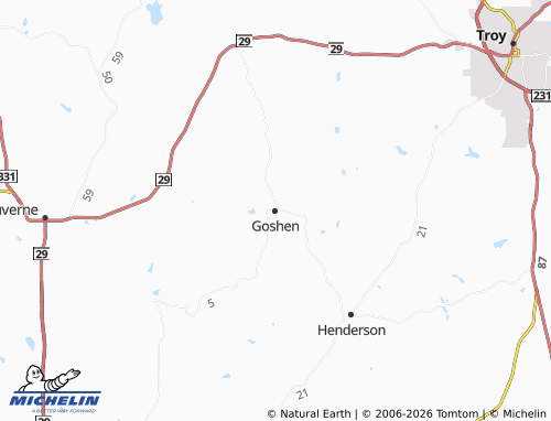 Mappa MICHELIN Goshen - ViaMichelin