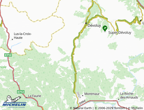 Carte MICHELIN La Cluse - ViaMichelin