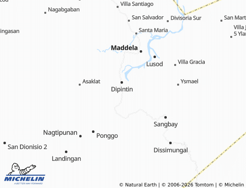 MICHELIN Dipantan map - ViaMichelin