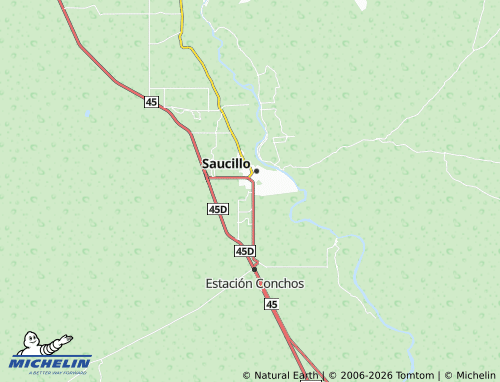 Mappa MICHELIN Saucillo 2000 - ViaMichelin