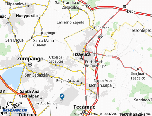 MICHELIN Joyas de Tizayuca map - ViaMichelin