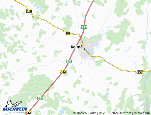 Mappa MICHELIN Naudvaris - ViaMichelin