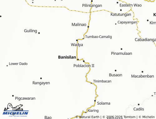 MICHELIN Banisilan map - ViaMichelin