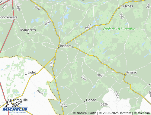 Mappa MICHELIN Chalais - ViaMichelin