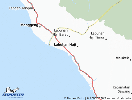 MICHELIN Tengah Baru map - ViaMichelin