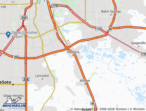 Mappa MICHELIN Hutchins - ViaMichelin