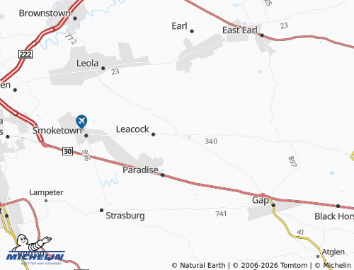 Mappa MICHELIN Intercourse - ViaMichelin