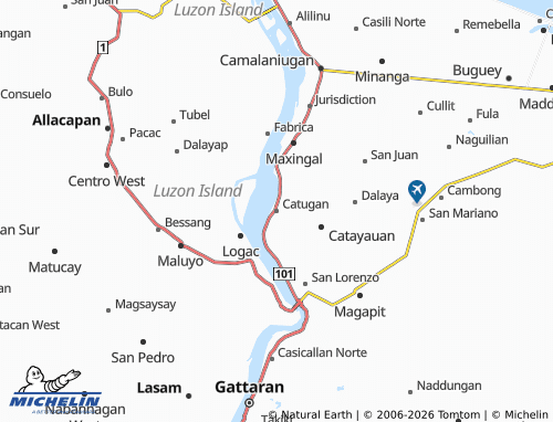 Mappa MICHELIN Catugan - ViaMichelin