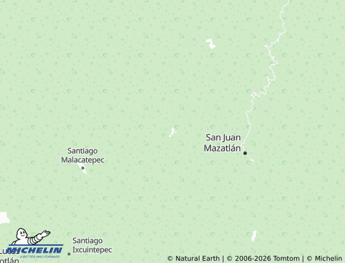 MICHELIN San Pedro Acatlán map - ViaMichelin