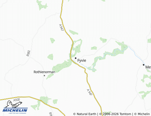 Mappa MICHELIN Fyvie - ViaMichelin