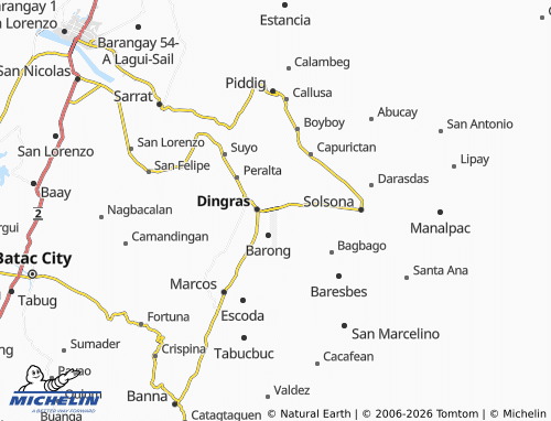 MICHELIN Foz map - ViaMichelin