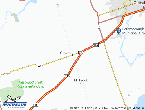 MICHELIN Cavan map - ViaMichelin