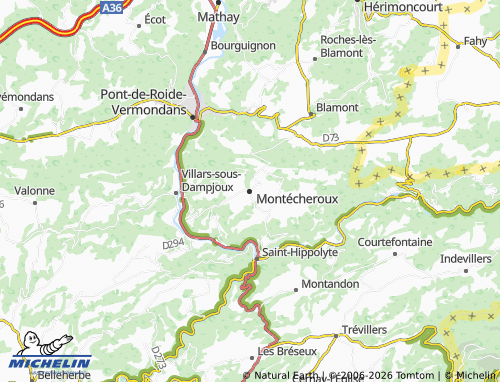 Mappa MICHELIN Montécheroux - ViaMichelin