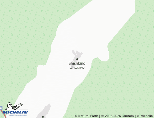 MICHELIN-Landkarte Shishkino - ViaMichelin