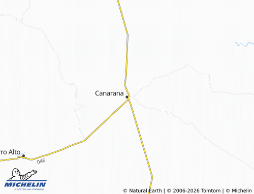 Mappa MICHELIN Canarana - ViaMichelin