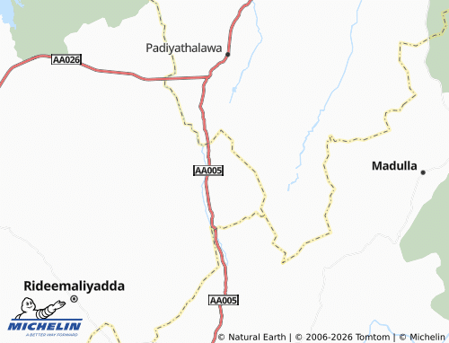 Mappa MICHELIN Aralupitiya - ViaMichelin