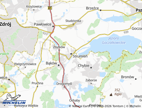 MICHELIN Strumień map - ViaMichelin