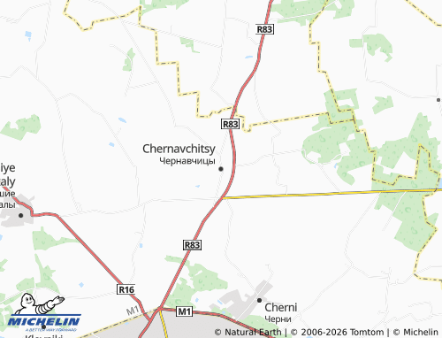 Carte MICHELIN Chernavchitsy - ViaMichelin