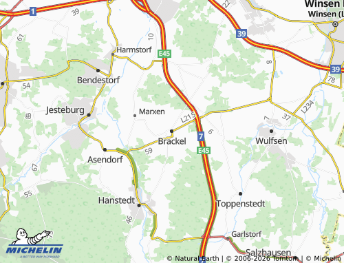 MICHELIN Brackel map - ViaMichelin