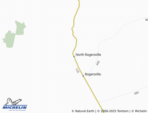 MICHELIN North Rogersville map - ViaMichelin