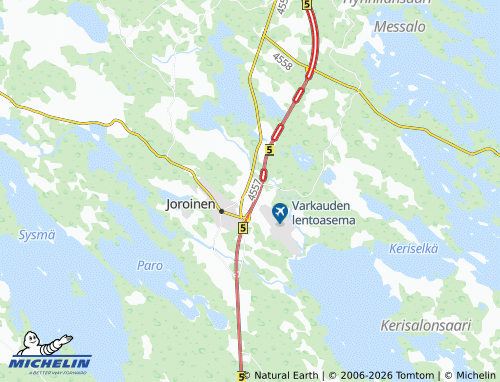 MICHELIN-Landkarte Mutala - ViaMichelin