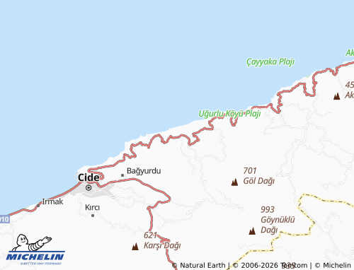 Mapa MICHELIN Kuşçu - ViaMichelin