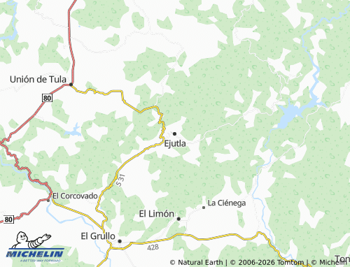 Carte MICHELIN Ejutla - ViaMichelin