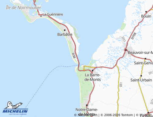 MICHELIN La Lide map - ViaMichelin