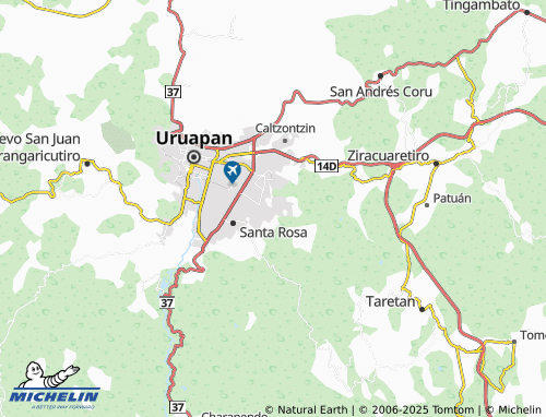 MICHELIN Los Sauces, Tejerías map - ViaMichelin