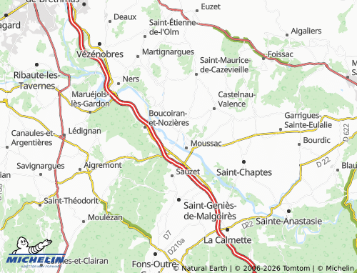 Mappa MICHELIN Brignon - ViaMichelin