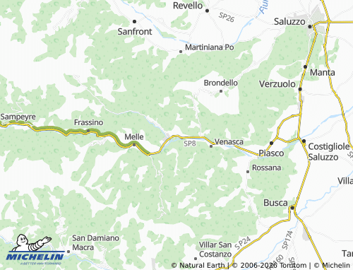 Mapa MICHELIN Brossasco - ViaMichelin