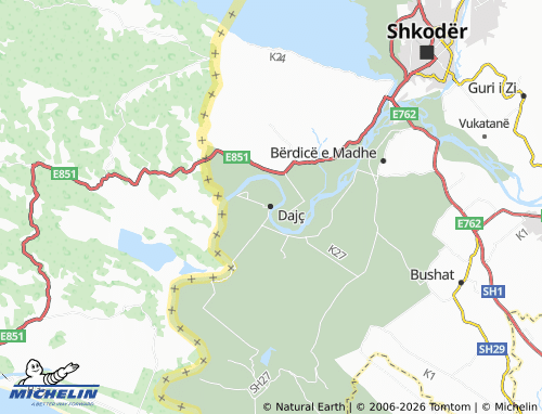 Carte MICHELIN Dajç - ViaMichelin