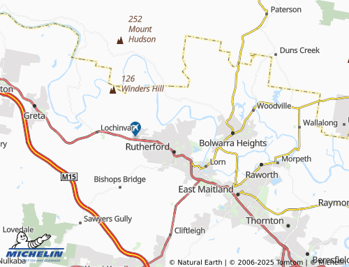 MICHELIN Aberglasslyn map - ViaMichelin